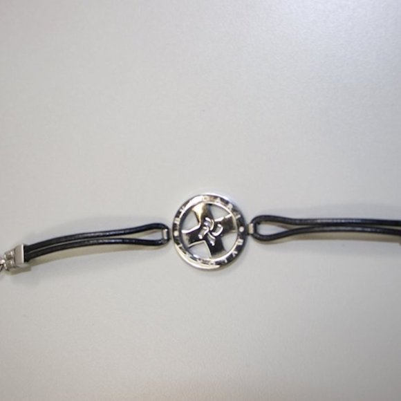 Bvlgari Tondo Cross Stainless Steel Bracelet - Picture 1 of 5